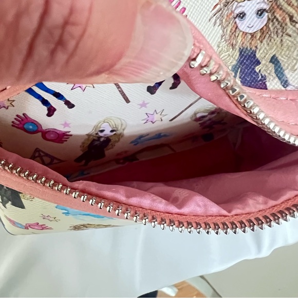 Loungefly Cream and Pink Harry Potter Luna Lovegood Mini Backpack - Picture 9 of 11